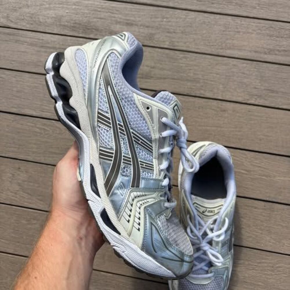 ASICS Gel-Kayano 14 White Pure Silver Mens 11.5 1203A537